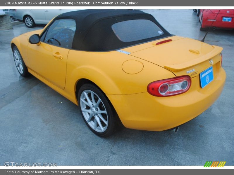 Competition Yellow / Black 2009 Mazda MX-5 Miata Grand Touring Roadster