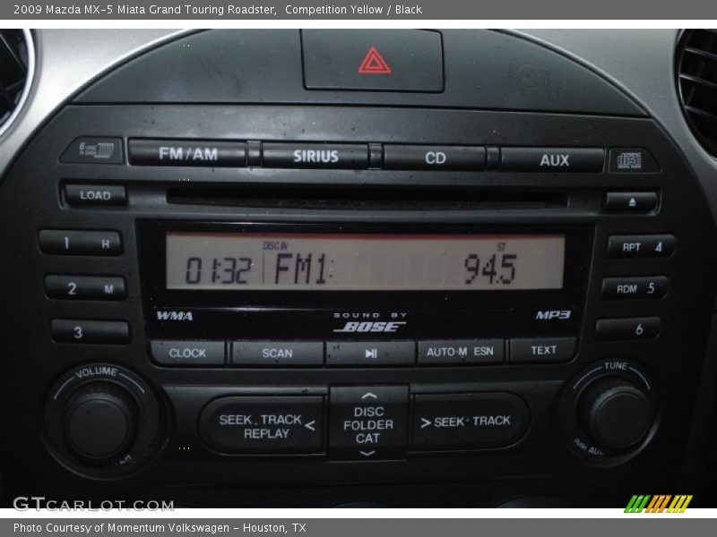 Audio System of 2009 MX-5 Miata Grand Touring Roadster