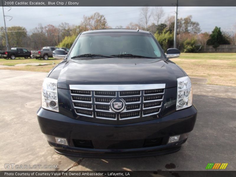 Blue Chip / Ebony 2008 Cadillac Escalade