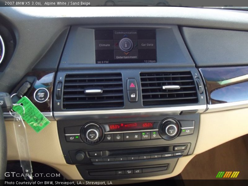 Alpine White / Sand Beige 2007 BMW X5 3.0si