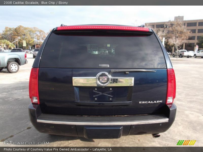 Blue Chip / Ebony 2008 Cadillac Escalade