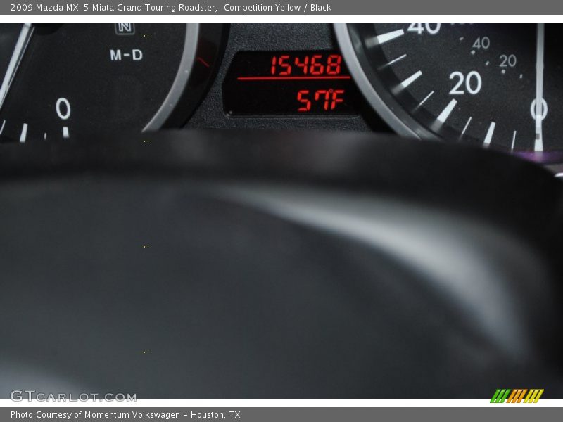 Competition Yellow / Black 2009 Mazda MX-5 Miata Grand Touring Roadster