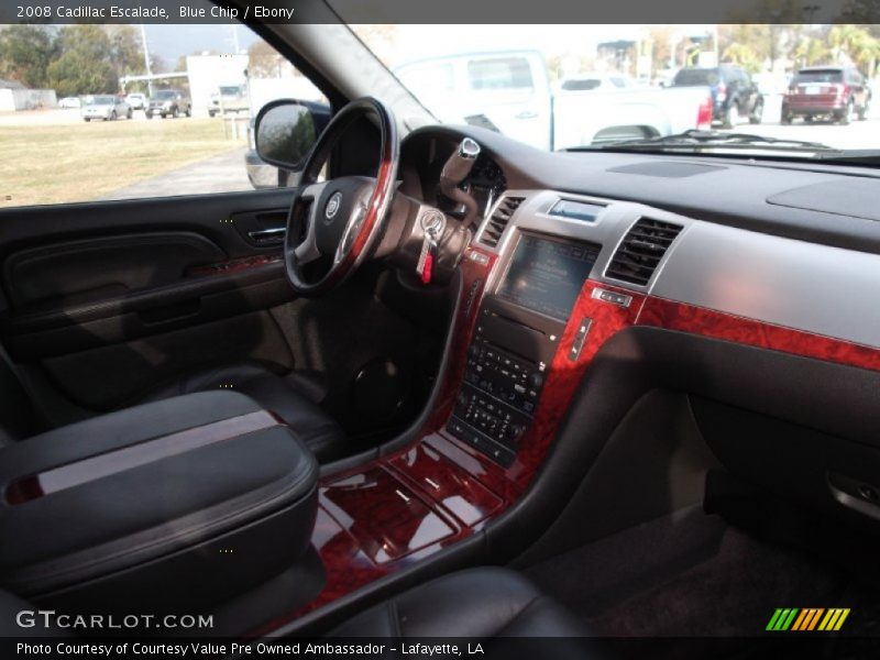 Blue Chip / Ebony 2008 Cadillac Escalade