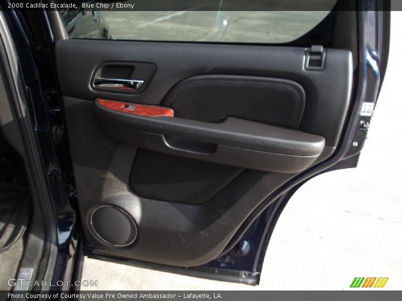 Blue Chip / Ebony 2008 Cadillac Escalade