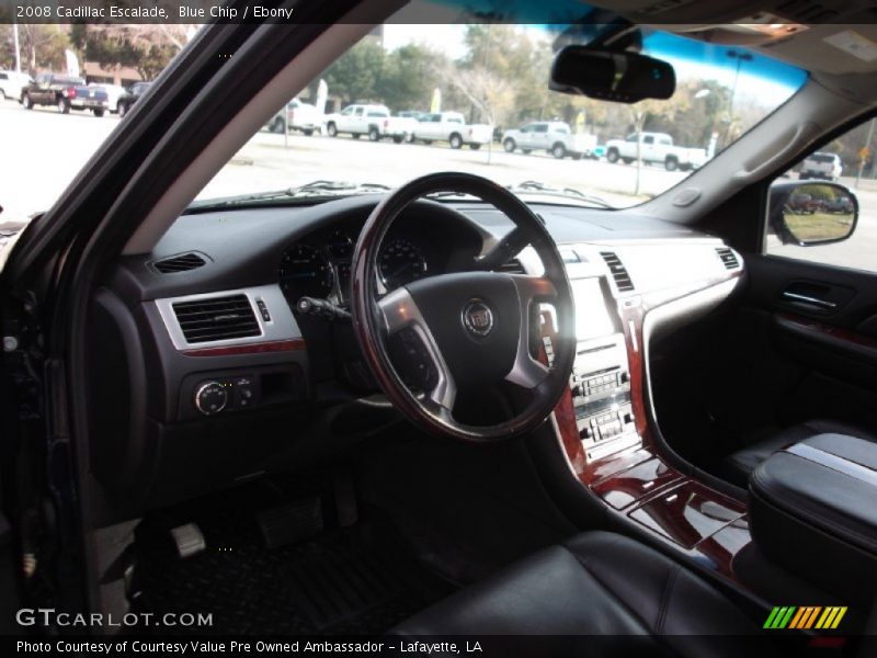 Blue Chip / Ebony 2008 Cadillac Escalade