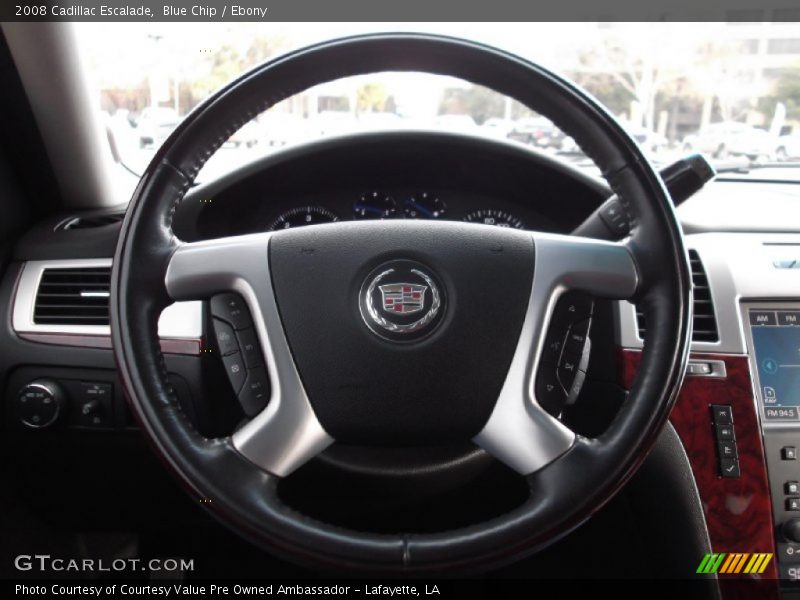 Blue Chip / Ebony 2008 Cadillac Escalade