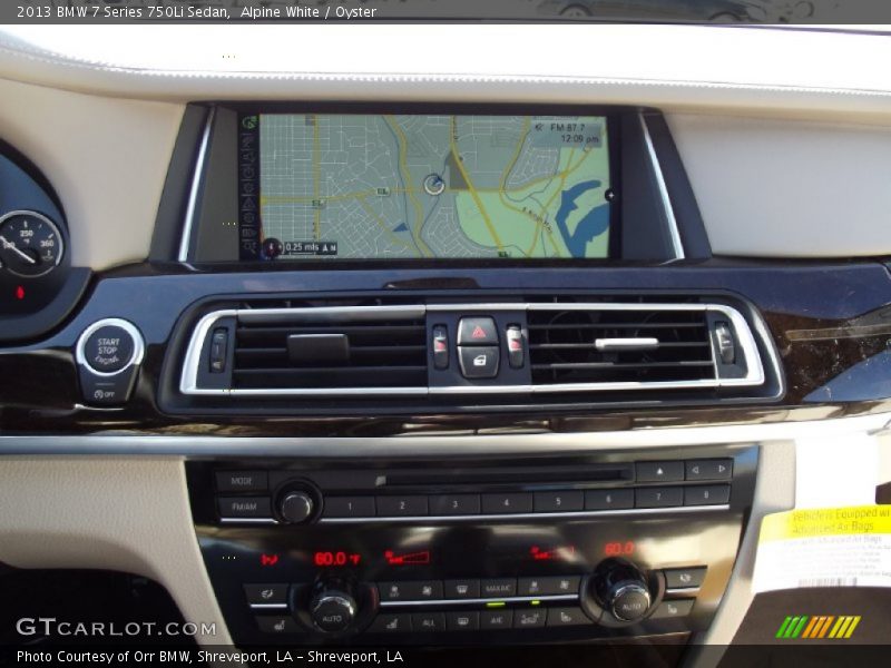 Alpine White / Oyster 2013 BMW 7 Series 750Li Sedan
