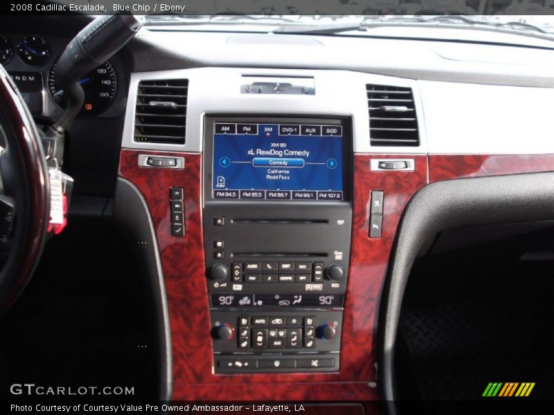 Blue Chip / Ebony 2008 Cadillac Escalade