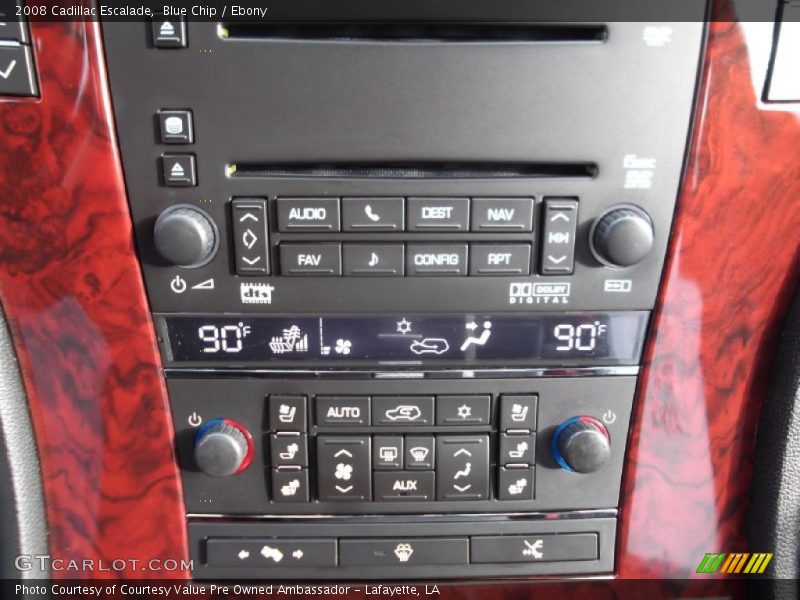 Blue Chip / Ebony 2008 Cadillac Escalade