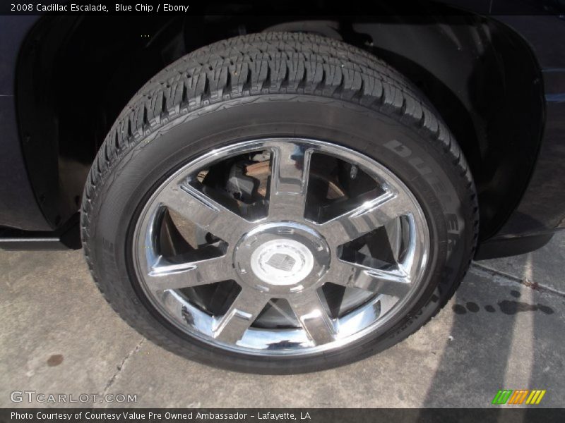 Blue Chip / Ebony 2008 Cadillac Escalade