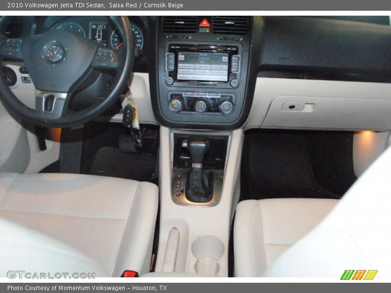 Salsa Red / Cornsilk Beige 2010 Volkswagen Jetta TDI Sedan