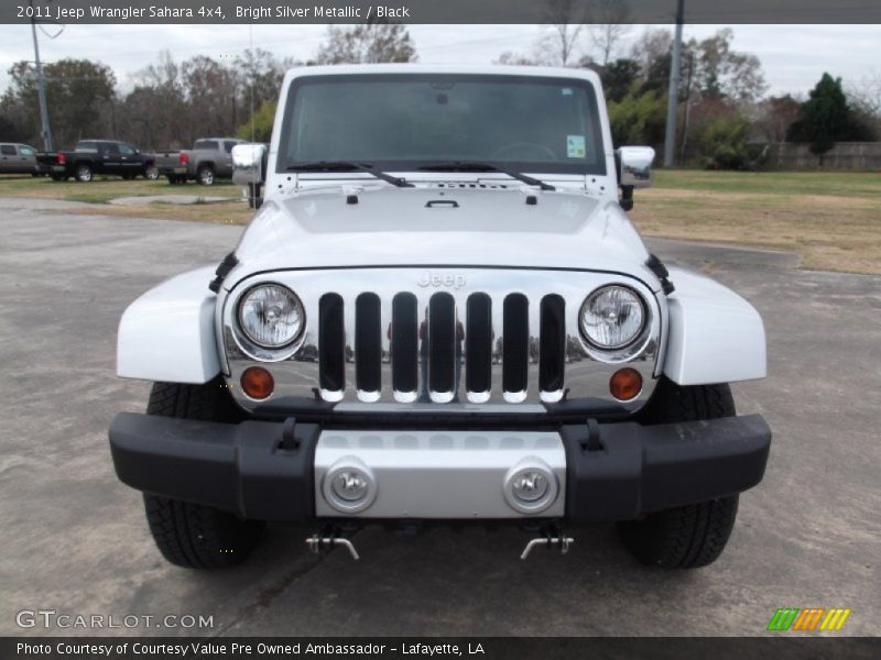 Bright Silver Metallic / Black 2011 Jeep Wrangler Sahara 4x4