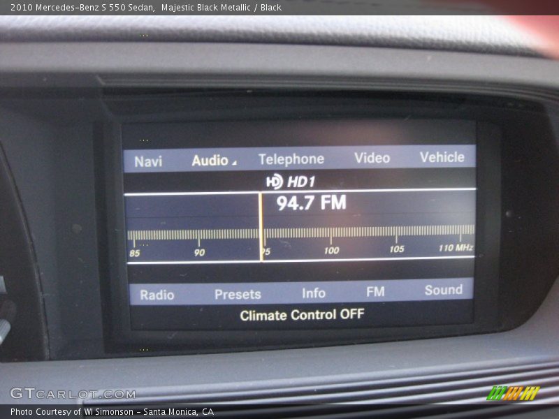 Majestic Black Metallic / Black 2010 Mercedes-Benz S 550 Sedan