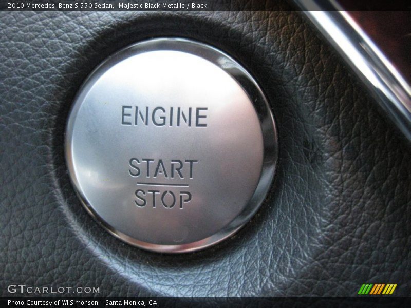Majestic Black Metallic / Black 2010 Mercedes-Benz S 550 Sedan