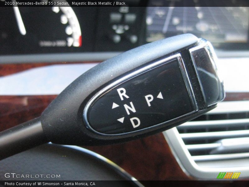 Majestic Black Metallic / Black 2010 Mercedes-Benz S 550 Sedan