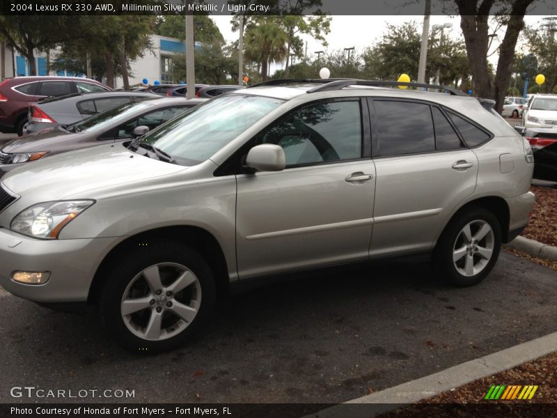 Millinnium Silver Metallic / Light Gray 2004 Lexus RX 330 AWD
