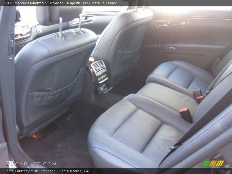 Majestic Black Metallic / Black 2010 Mercedes-Benz S 550 Sedan