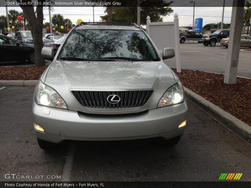 Millinnium Silver Metallic / Light Gray 2004 Lexus RX 330 AWD