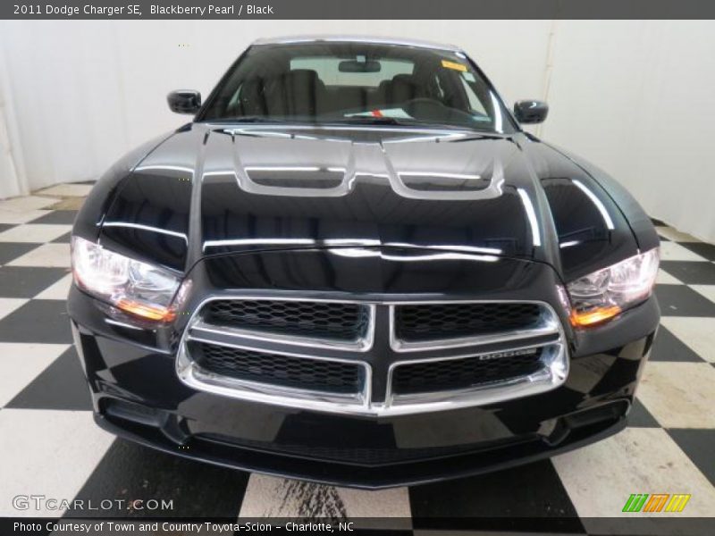 Blackberry Pearl / Black 2011 Dodge Charger SE