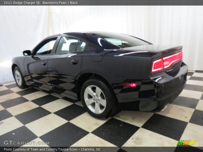 Blackberry Pearl / Black 2011 Dodge Charger SE