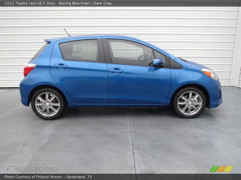  2013 Yaris SE 5 Door Blazing Blue Pearl