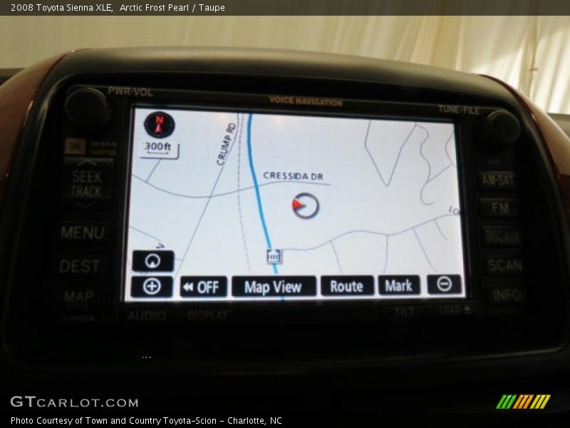 Arctic Frost Pearl / Taupe 2008 Toyota Sienna XLE