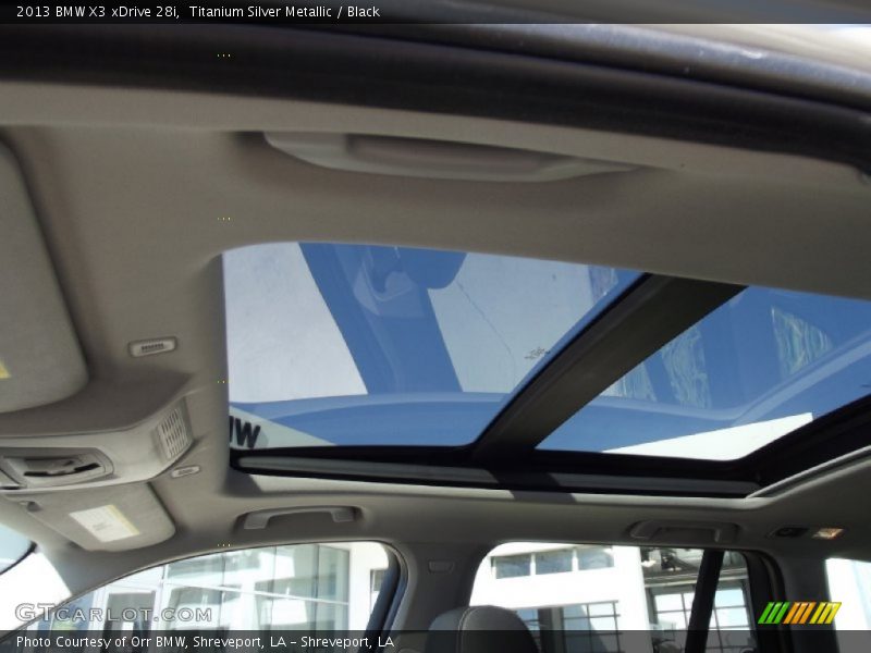 Titanium Silver Metallic / Black 2013 BMW X3 xDrive 28i
