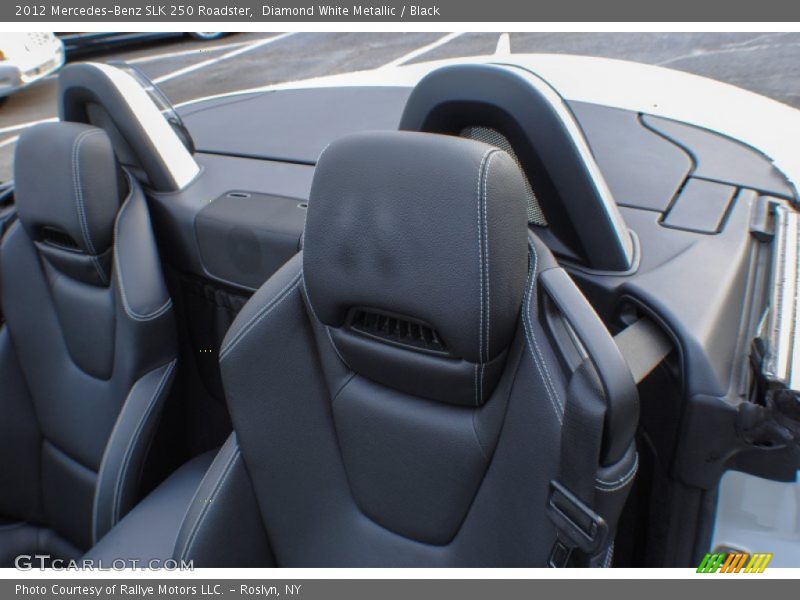 Diamond White Metallic / Black 2012 Mercedes-Benz SLK 250 Roadster