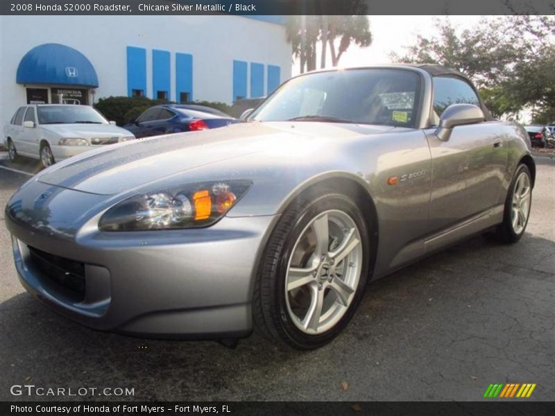 Chicane Silver Metallic / Black 2008 Honda S2000 Roadster