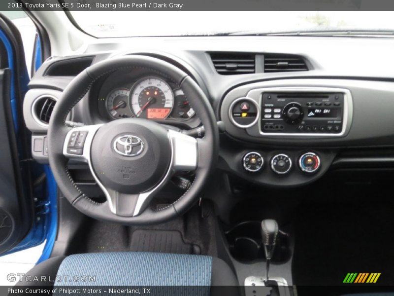 Dashboard of 2013 Yaris SE 5 Door