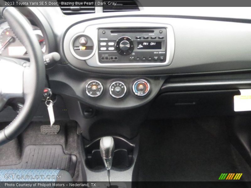 Controls of 2013 Yaris SE 5 Door