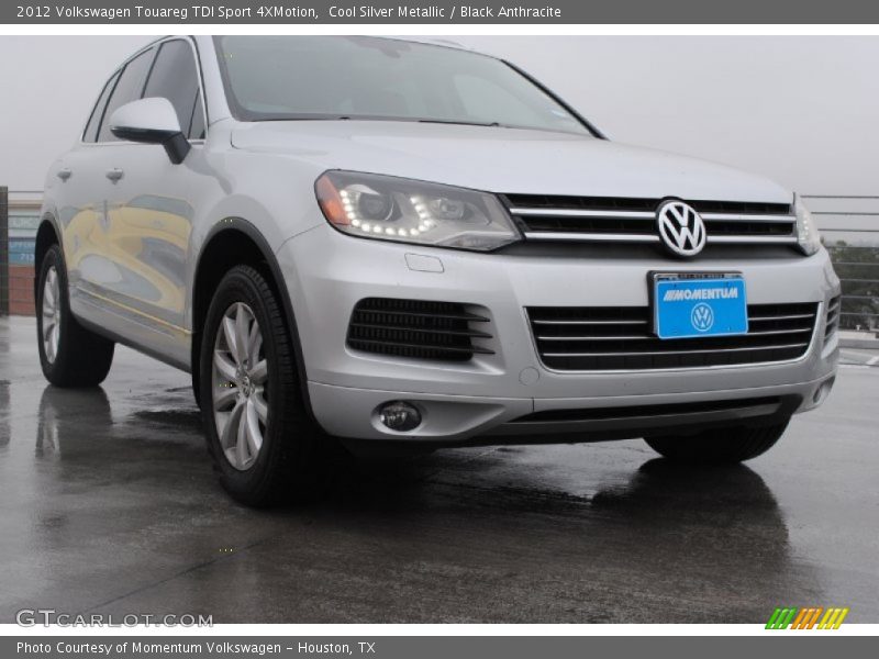 Cool Silver Metallic / Black Anthracite 2012 Volkswagen Touareg TDI Sport 4XMotion
