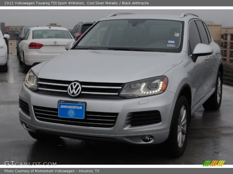Cool Silver Metallic / Black Anthracite 2012 Volkswagen Touareg TDI Sport 4XMotion