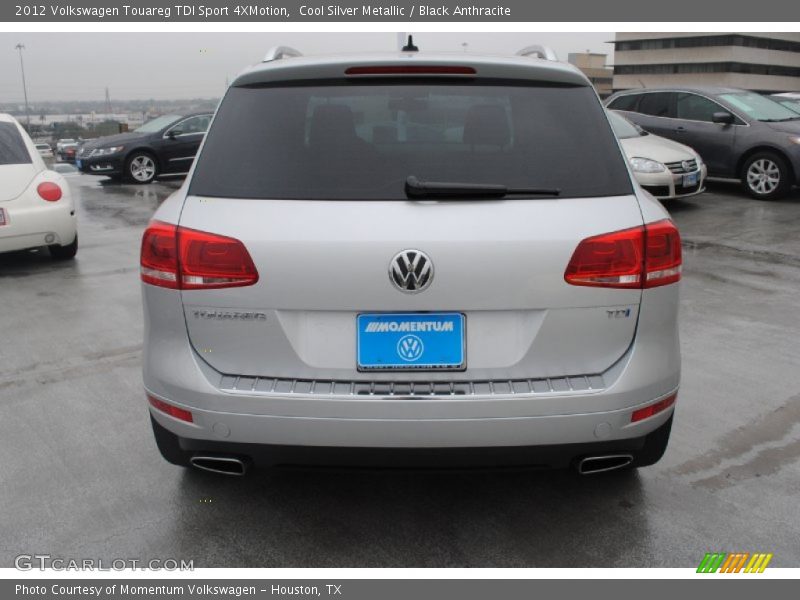 Cool Silver Metallic / Black Anthracite 2012 Volkswagen Touareg TDI Sport 4XMotion