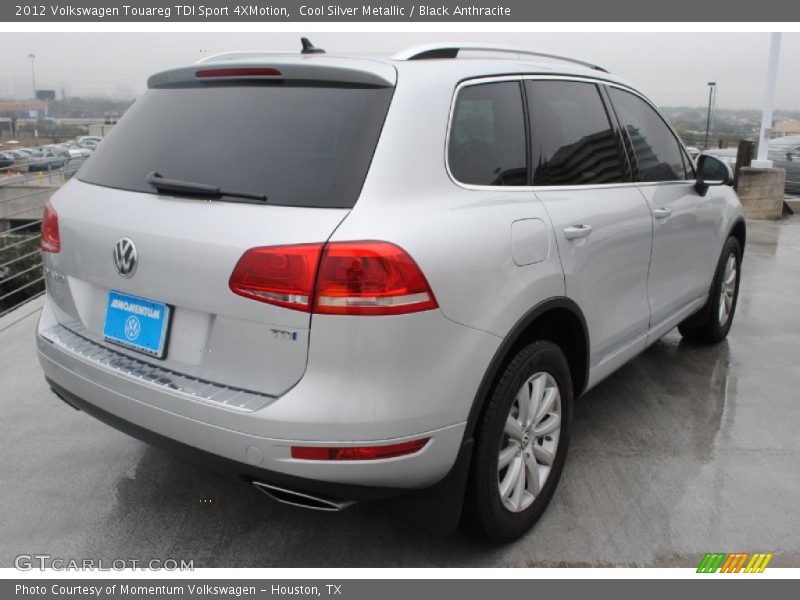 Cool Silver Metallic / Black Anthracite 2012 Volkswagen Touareg TDI Sport 4XMotion