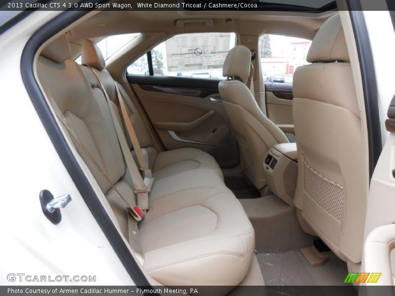 Rear Seat of 2013 CTS 4 3.0 AWD Sport Wagon
