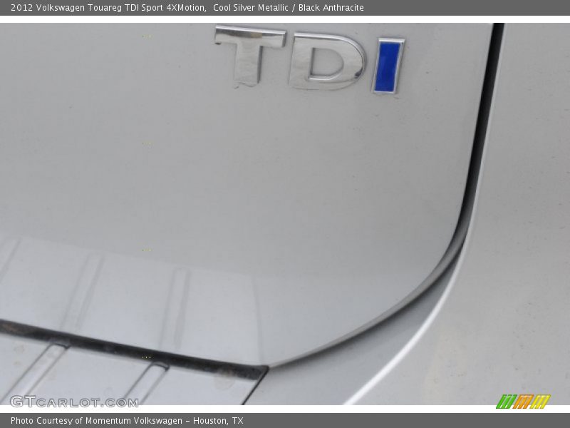 Cool Silver Metallic / Black Anthracite 2012 Volkswagen Touareg TDI Sport 4XMotion