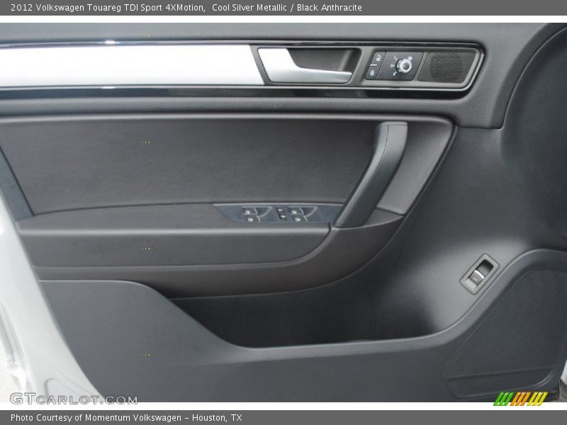 Cool Silver Metallic / Black Anthracite 2012 Volkswagen Touareg TDI Sport 4XMotion