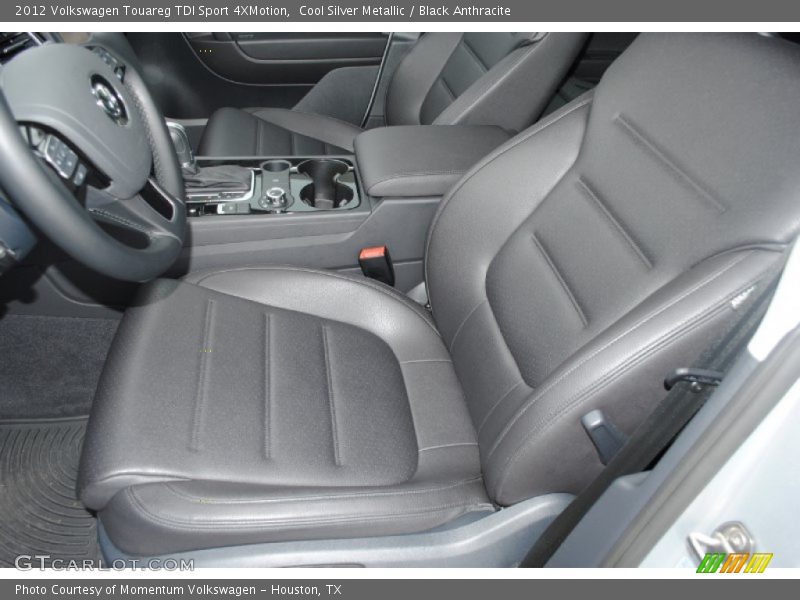 Cool Silver Metallic / Black Anthracite 2012 Volkswagen Touareg TDI Sport 4XMotion