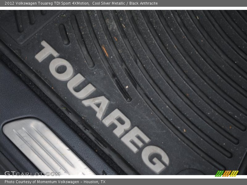 Cool Silver Metallic / Black Anthracite 2012 Volkswagen Touareg TDI Sport 4XMotion