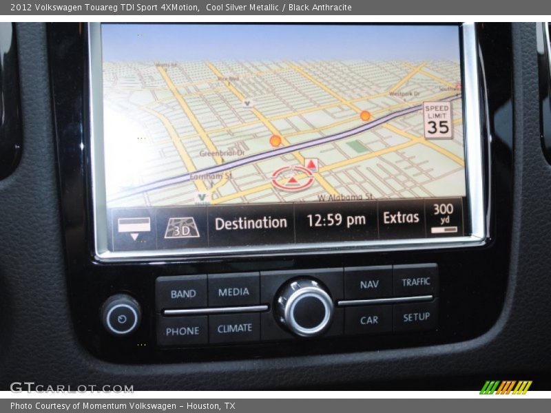 Cool Silver Metallic / Black Anthracite 2012 Volkswagen Touareg TDI Sport 4XMotion