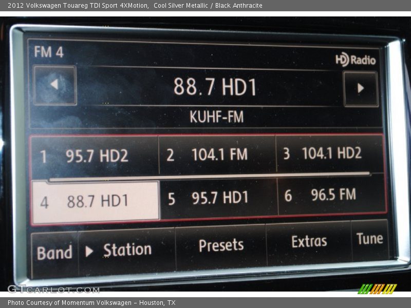 Cool Silver Metallic / Black Anthracite 2012 Volkswagen Touareg TDI Sport 4XMotion