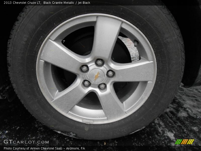 Black Granite Metallic / Jet Black 2013 Chevrolet Cruze LT