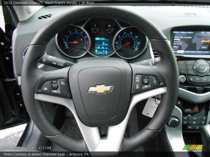 Black Granite Metallic / Jet Black 2013 Chevrolet Cruze LT