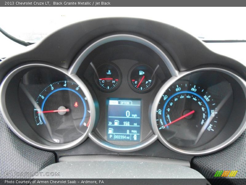 Black Granite Metallic / Jet Black 2013 Chevrolet Cruze LT