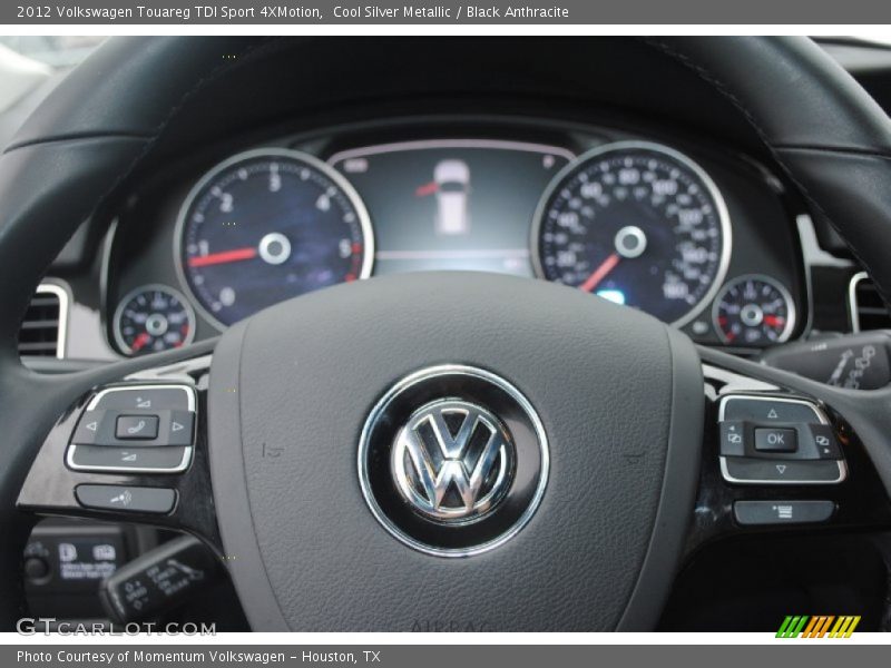 Cool Silver Metallic / Black Anthracite 2012 Volkswagen Touareg TDI Sport 4XMotion