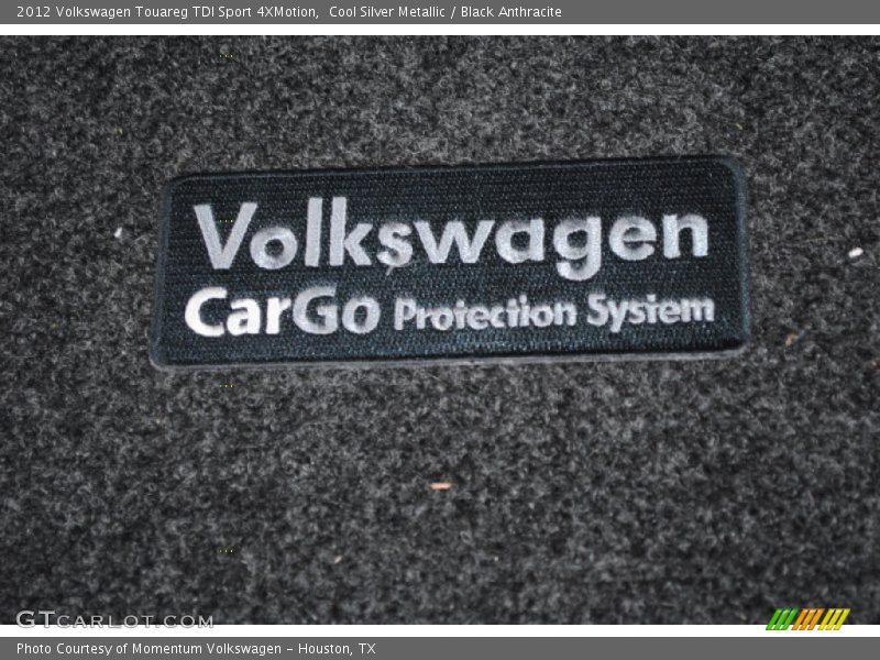Cool Silver Metallic / Black Anthracite 2012 Volkswagen Touareg TDI Sport 4XMotion