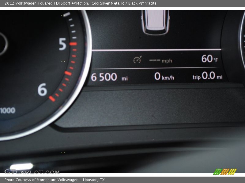 Cool Silver Metallic / Black Anthracite 2012 Volkswagen Touareg TDI Sport 4XMotion