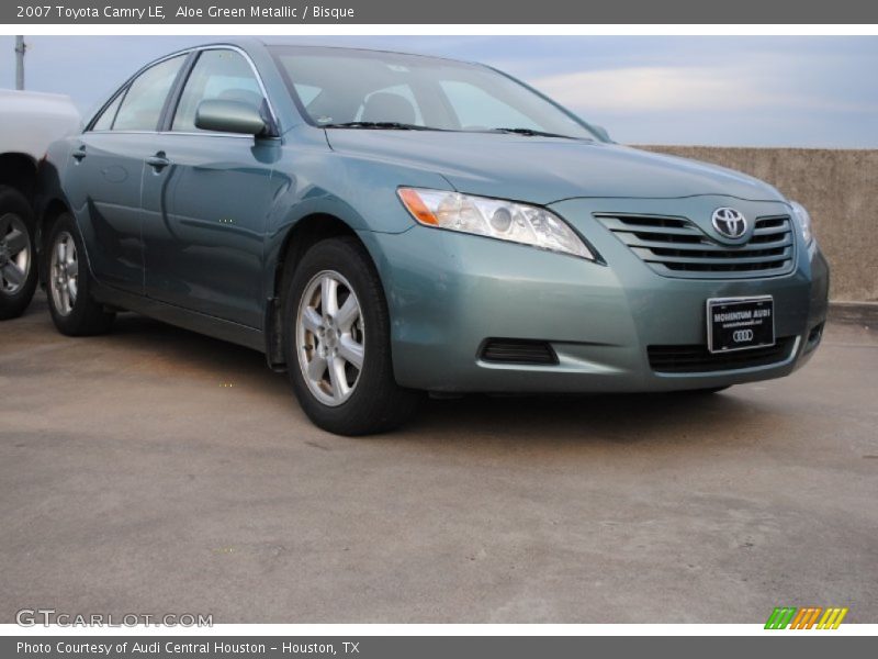 Aloe Green Metallic / Bisque 2007 Toyota Camry LE