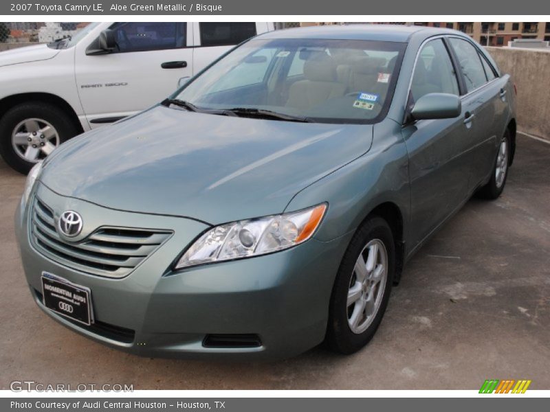 Aloe Green Metallic / Bisque 2007 Toyota Camry LE